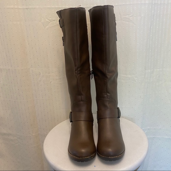 Kohl's Shoes Nwot Kohls Soskin Brown Calf Boot Poshmark